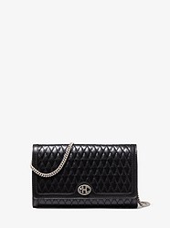 Monogramme Quilted Leather Clutch - BLACK - 31T0NNOC4C