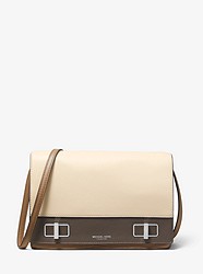 Bette Medium Color-Block Leather Shoulder Bag - VANILLA - 31T5PBTC7T