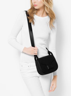 Daria Small French Calf Leather Saddlebag