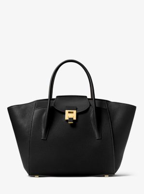 Michael kors bancroft large calf leather on sale bag