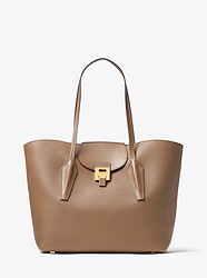 Bancroft Pebbled Calf Leather Tote Bag - DESERT - 31T7GBNT9T
