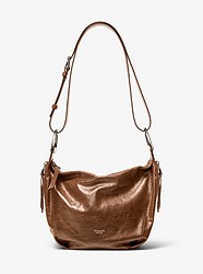 Chrissie Crinkled Calf Leather Hobo Bag - LUGGAGE - 31T9PHRH7V