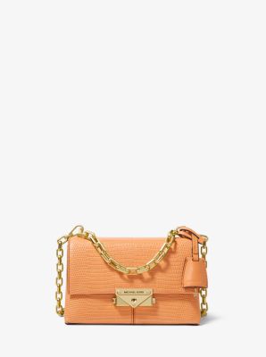 Cece Extra-Small Lizard Embossed Leather Crossbody Bag