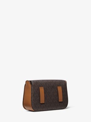Samira Extra-Small Logo Convertible Crossbody Bag in BRN/ACORN | Michael Kors