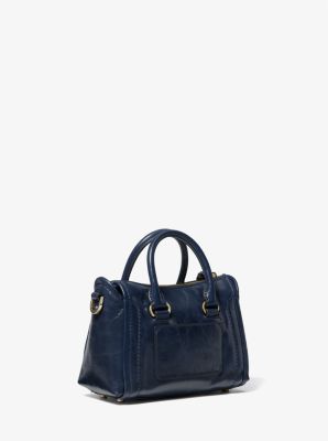 Carine Extra-Small Crinkled Calf Leather Crossbody Bag image number 2