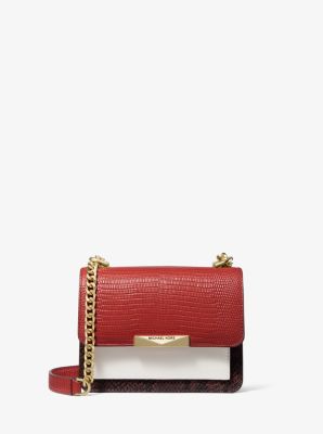 Michael Kors Ava Extra-small Leather Crossbody Bag Purse Red- Brand New