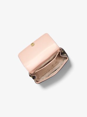 Jet Set Extra-Small Logo and Leather Crossbody Bag