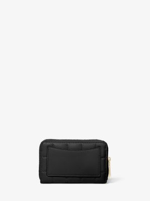 MICHAEL MICHAEL KORS Medium Crossgrain Leather Wallet COLOR LUGGAGE RETAIL  $258