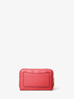 【BAL×PORTER】QUILTED LEATHER THIN WALLET Tory Burch Women's Willa Slim Envelope Glazed Quilted