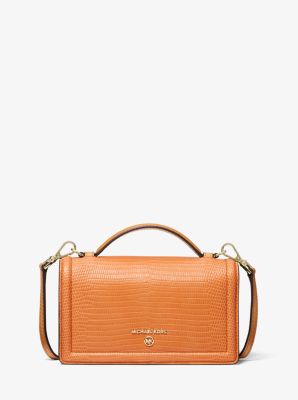 orange michael kors crossbody