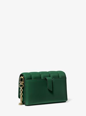 Small Quilted Leather Smartphone Crossbody Bag