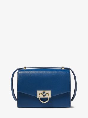 Michael Kors Hendrix Textured-Leather Satchel