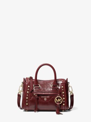 Carine Extra-Small Studded Crinkled Leather Crossbody Bag image number 0