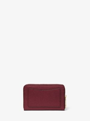 Michael kors small shop pebbled leather wallet