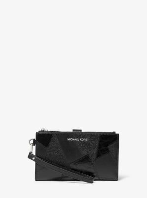 michael kors leather clutch