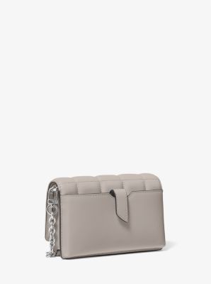 Petit sac à bandoulière pour smartphone en cuir matelassé image number 2