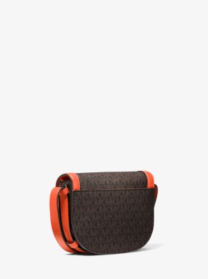 Michael Kors Signature Logo-print Small Hally Shoulder Bag: Handbags