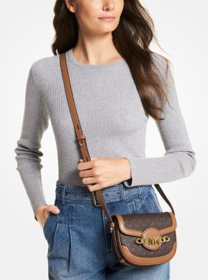Hally Extra-Small Embellished Logo Crossbody Bag image number 3