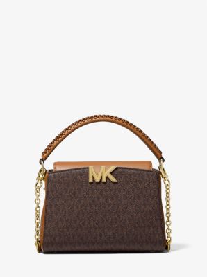 Michael Kors Rose Ladies Karlie Small Leather Crossbody Bag