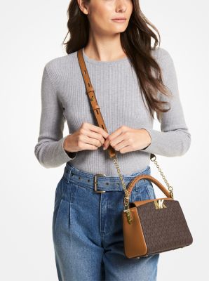 Michael Kors Ladies Karlie Small Leather Crossbody Bag