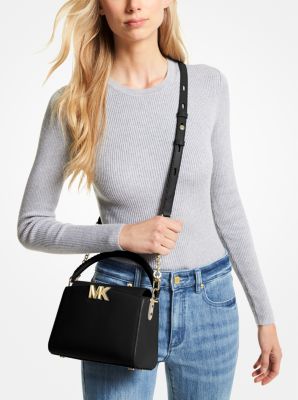 MICHAEL KORS Karlie Small Logo Satchel Retail Price $358 New With Tag