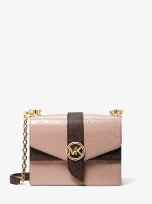 Greenwich Extra-Small Logo Embossed Patent Leather Crossbody Bag image number 0