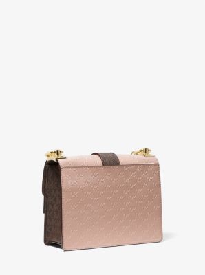 Greenwich Extra-Small Logo Embossed Patent Leather Crossbody Bag image number 2