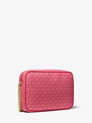 Bandolera Jet Set grande con logotipo in ROJO RUBÍ | Michael Kors