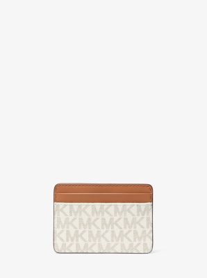 Logo Card Case in VANILLA | Michael Kors
