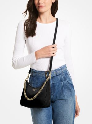 Jet Set Medium Embellished Denim Crossbody Bag with Pouches