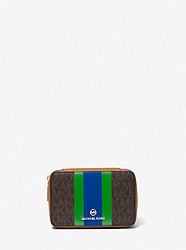 Small Logo Stripe Jewelry Case - PALM GREEN - 32F1GTMN5U
