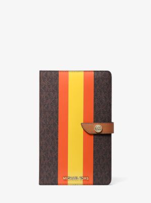 MICHAEL KORS  メモ帳 Medium Logo Stripe Notebook | Michael Kors [US]