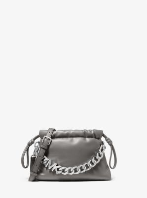 Lina Extra-Small Crossbody Bag in HEATHER GREY | Michael Kors