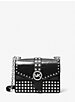 Greenwich Small Studded Crinkled Leather Crossbody Bag image number 0