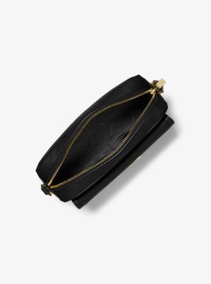 Michael Michael Kors Black Ginny Leather Crossbody Bag