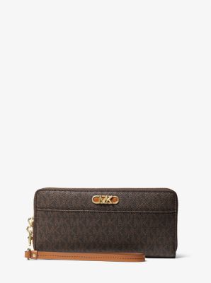 Michael Kors Parker Leather logo-plaque Wallet - Farfetch