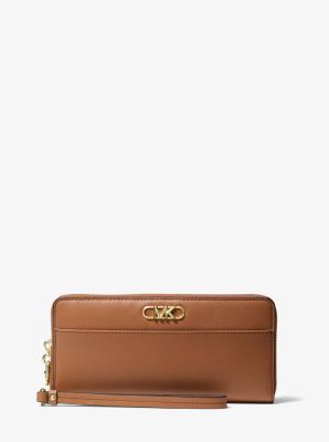 Michael kors leather clearance continental wallet