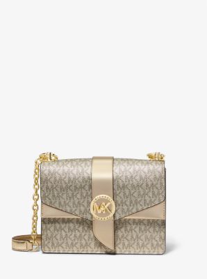 Michael kors crossbody on sale metallic