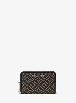  Michael Kors Jet Set Small Zip Around Card Case Heritage Blue  Multi One Size : Clothing, Shoes & Jewelry