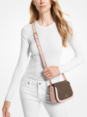 michael kors small logo crossbody bag