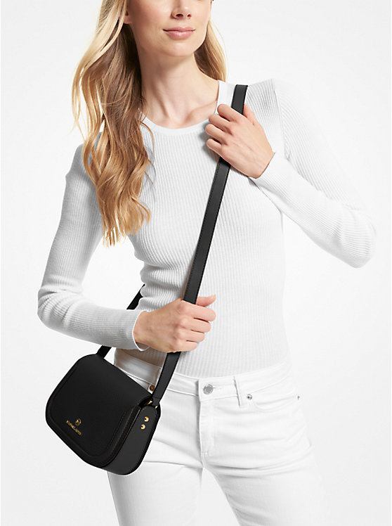 Lucie Small Pebbled Leather Crossbody Bag image number 2