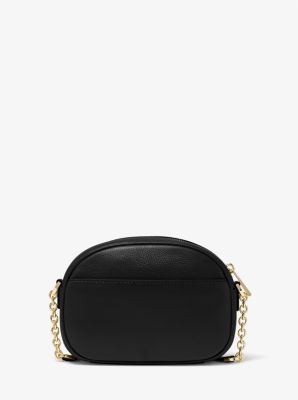 Bandolera Jet Set Charm peque&ntilde;a de piel granulada in NEGRO | Michael Kors