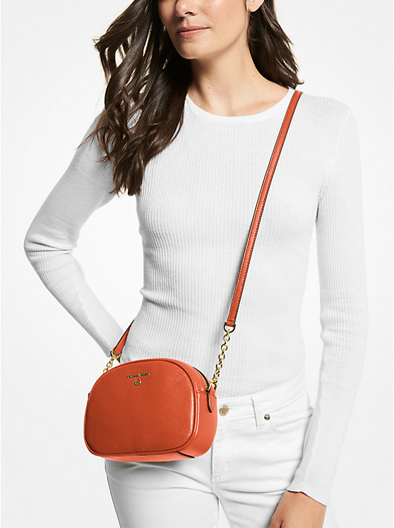 Jet Set Charm Small Pebbled Leather Crossbody Bag image number 2