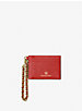 Small Pebbled Leather Chain Card Case image number 0