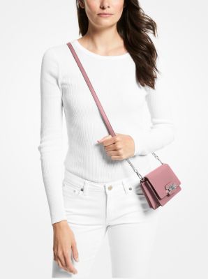 Heather Extra-Small Color-Block Leather Crossbody Bag –