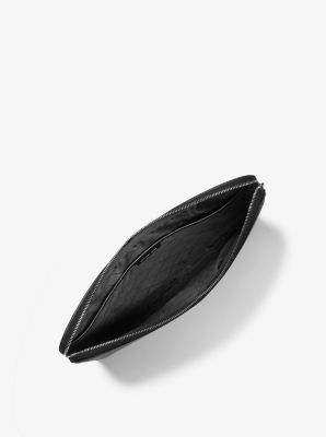 &Eacute;tui Jet&nbsp;Set &agrave; rayures et &agrave; logo m&eacute;tallis&eacute; pour ordinateur portable de 13&nbsp;po