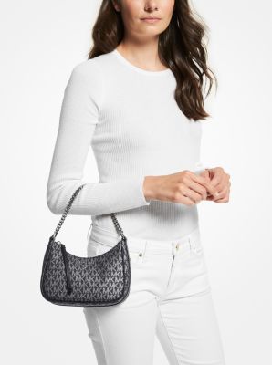 Jet Set Charm Small Metallic Logo Pochette | Michael Kors [US]