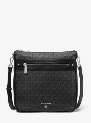 Jet Set Large Logo Print Woven Crossbody Bag image number 0