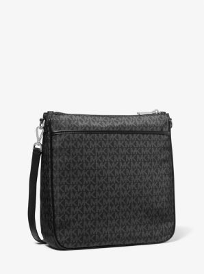 Jet Set Large Logo Print Woven Crossbody Bag image number 2