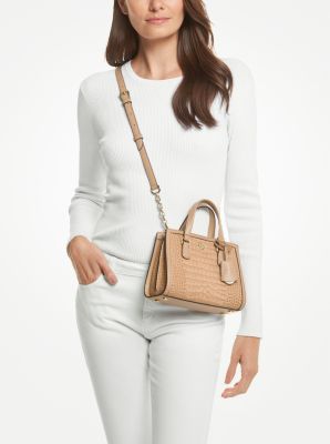 Michael kors shop croc embossed tote